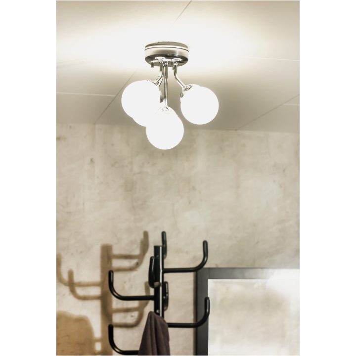 Nicosia Plafond Bad 4, Krom ANETA HOME Fatning G9 – billede 2