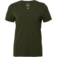 Nora T-shirt w Dark olive M