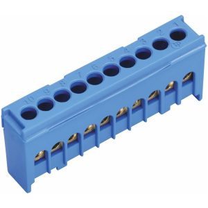 Nulskinne 10-polet, 2x10 mm² + 8x6 mm² MALMBERGS