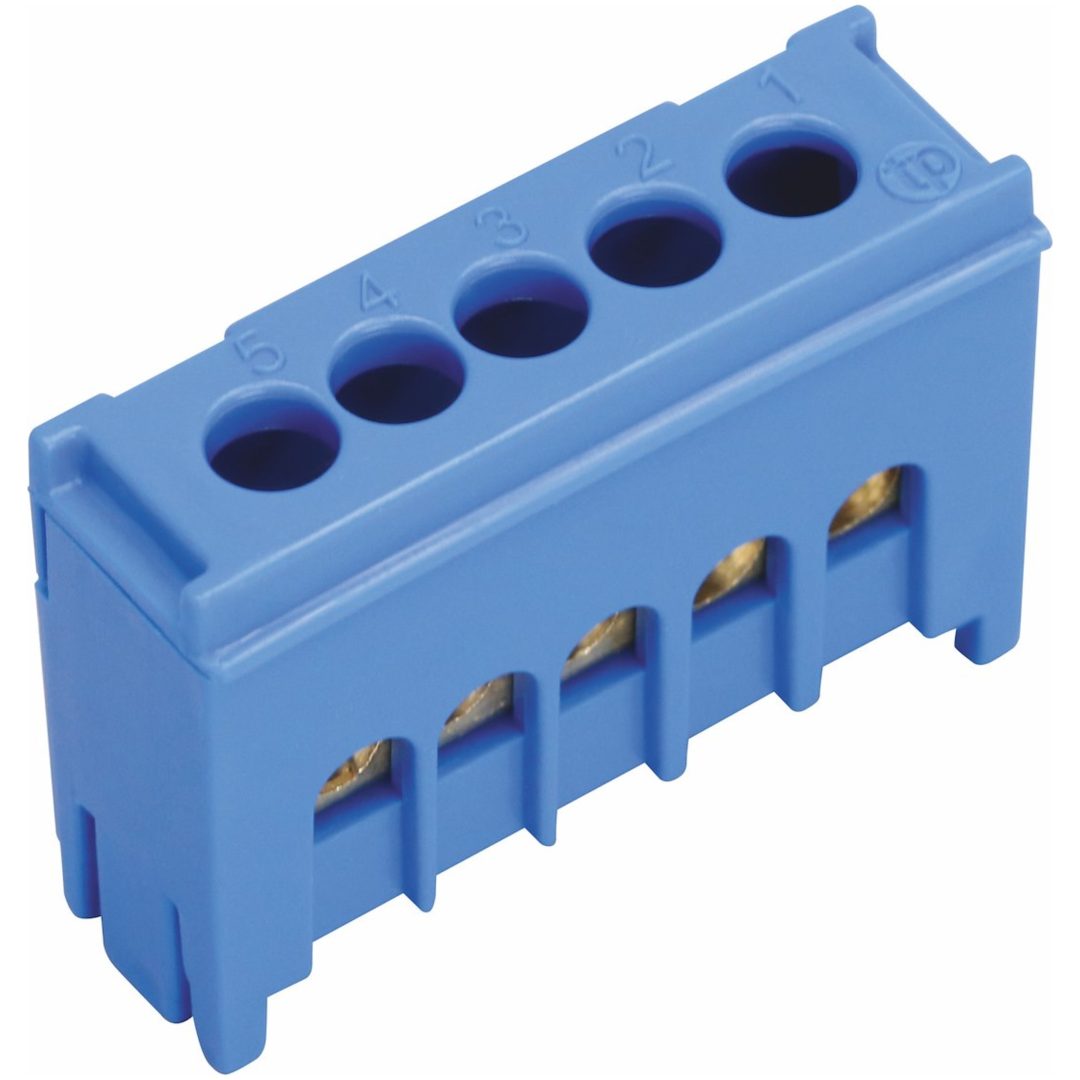 Nulskinne 5-polet, 2x10 mm² + 3x6 mm² MALMBERGS