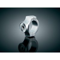 Nummerpladeholder 1¼" Diameter Swingarm Sidemonteret Krom KURYAKYN