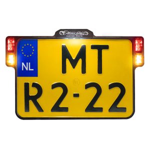Nummerpladeholder 3-i-1 Til Eu Sort HEINZ BIKES