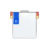 Nummerpladeholder All-in-one 2.0 Med LED-skiltelys, Bremselys og Baglys Krom HEINZ BIKES Baglygte/Nummerpladeholder – miniature 1