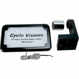 Nummerpladeholder In-close Sort CYCLE VISIONS