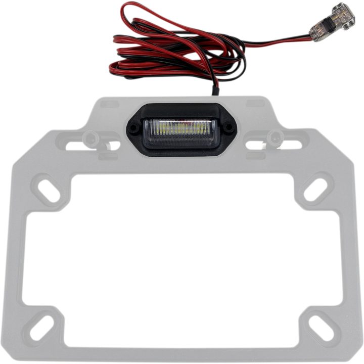 Nummerpladeholder Klar/Sort MOOSE UTILITY DIVISION MOOSE RACING Beslag – billede 2