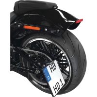 Nummerpladeholder Sidemonteret Hvid/Sort HEINZ BIKES