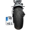 Nummerpladeholder Sidemonteret Hvid/Sort HEINZ BIKES Baglygte/Nummerpladeholder – miniature 2