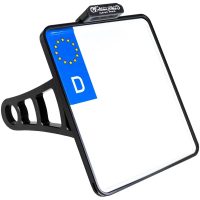 Nummerpladeholder Slip-in Klar/Hvid/Krom HEINZ BIKES