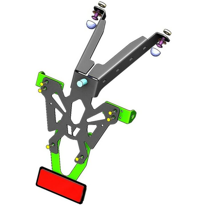 Nummerpladeholder Sort V PARTS Sort – billede 6