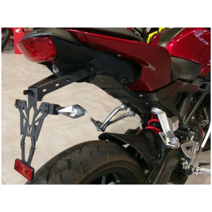 Nummerpladeholder Sort V PARTS Sort – billede 3