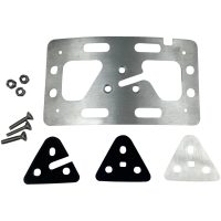 Nummerpladeholder Ultra-Lite Low Profile Børstet Aluminium CUSTOM DYNAMICS