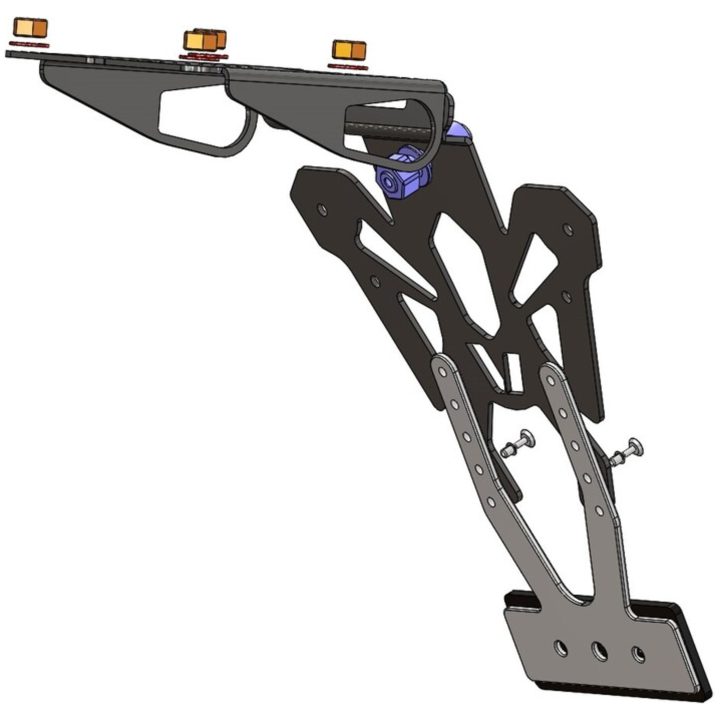 Nummerpladeholder V PARTS – billede 5