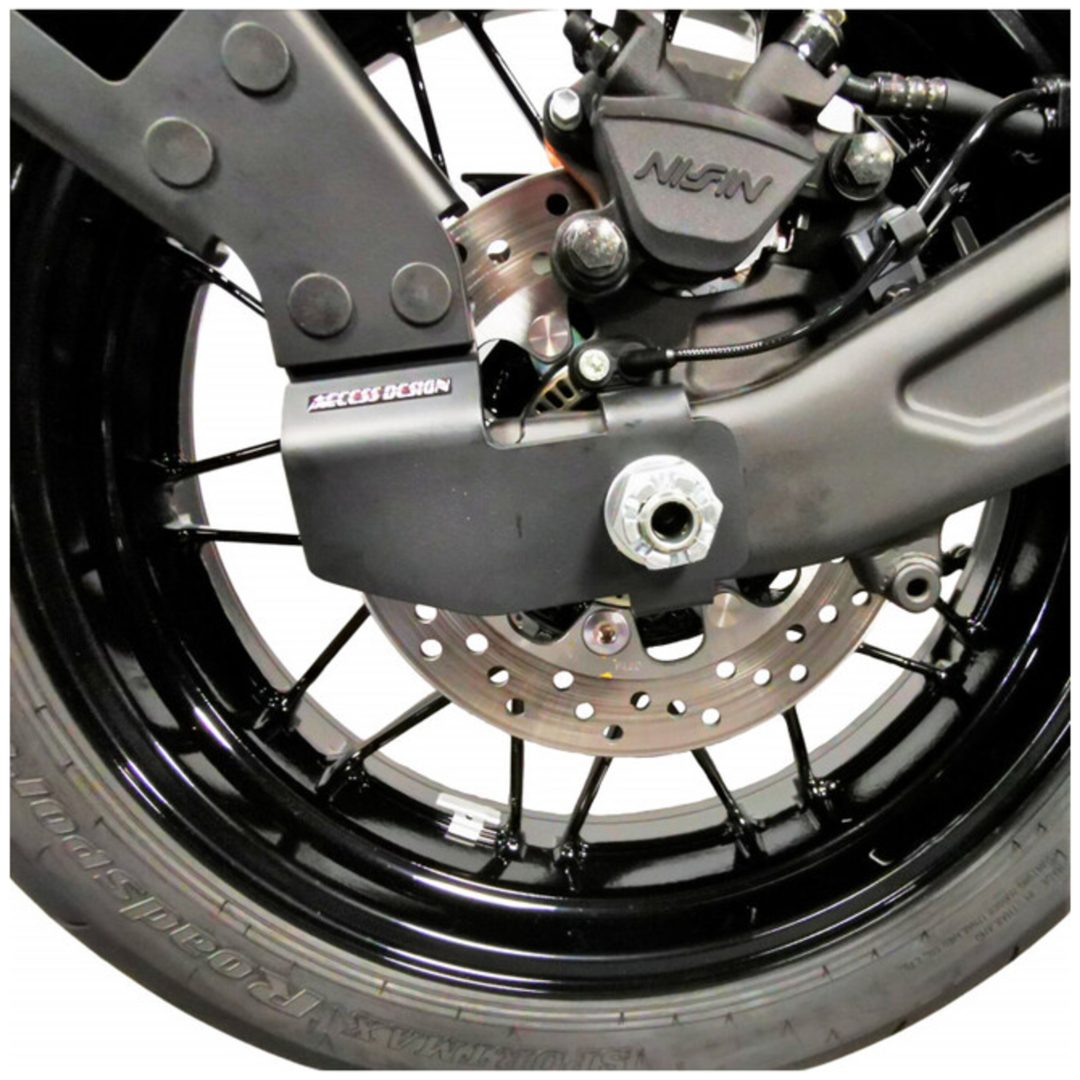 Nummerpladeholder 'wheel Fitted' Sort ACCESS DESIGN Sort – billede 3