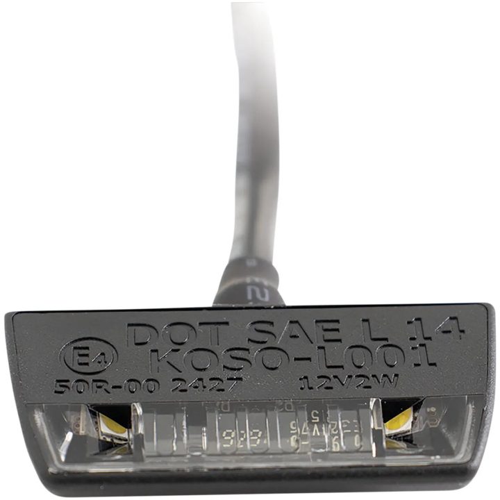 Nummerpladelygte Blade Led Sort KOSO NORTH AMERICA Lys – billede 3