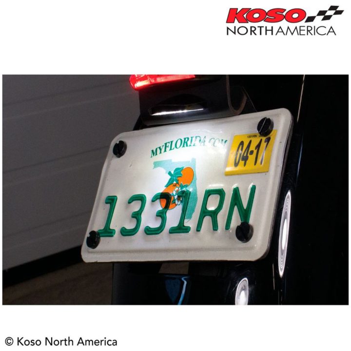 Nummerpladelygte Led E-mærket KOSO NORTH AMERICA Nummerpladelygte – billede 3