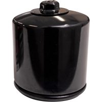Oil Filter: Powersports: Spin-On Black K&N