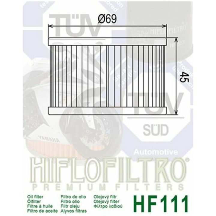 Oliefilter HIFLO HF111 – billede 2