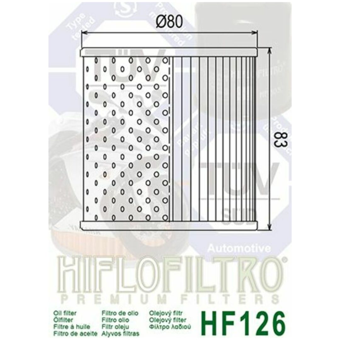 Oliefilter HIFLO HF126 – billede 2