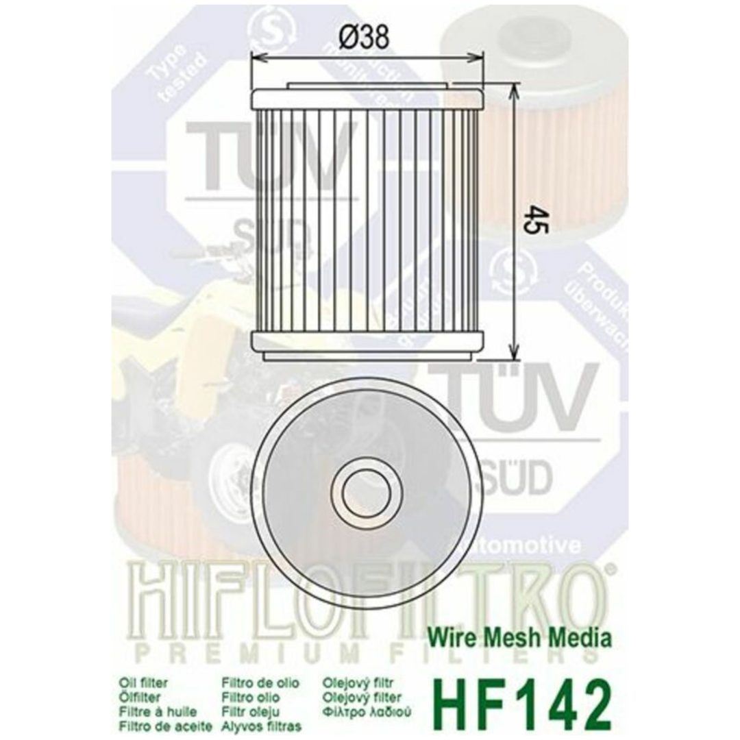Oliefilter HIFLO HF142 – billede 3