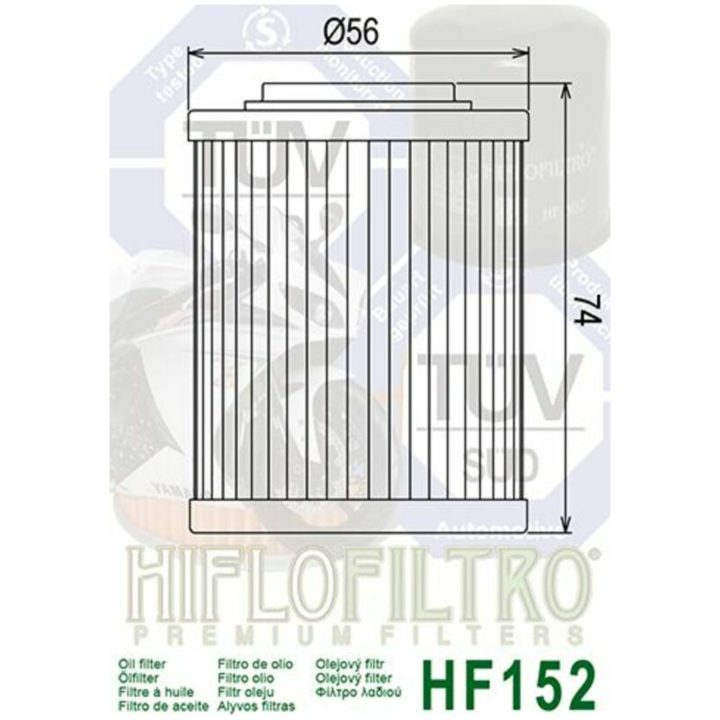 Oliefilter HIFLO HF152 – billede 2