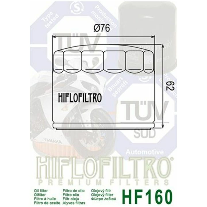 Oliefilter HIFLO HF160 – billede 3