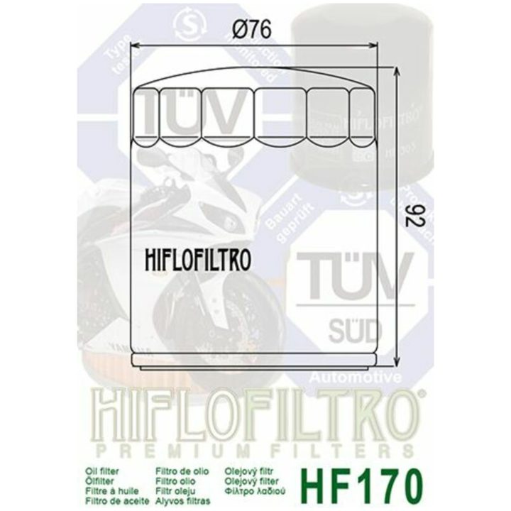 Oliefilter HIFLO HF170B – billede 2