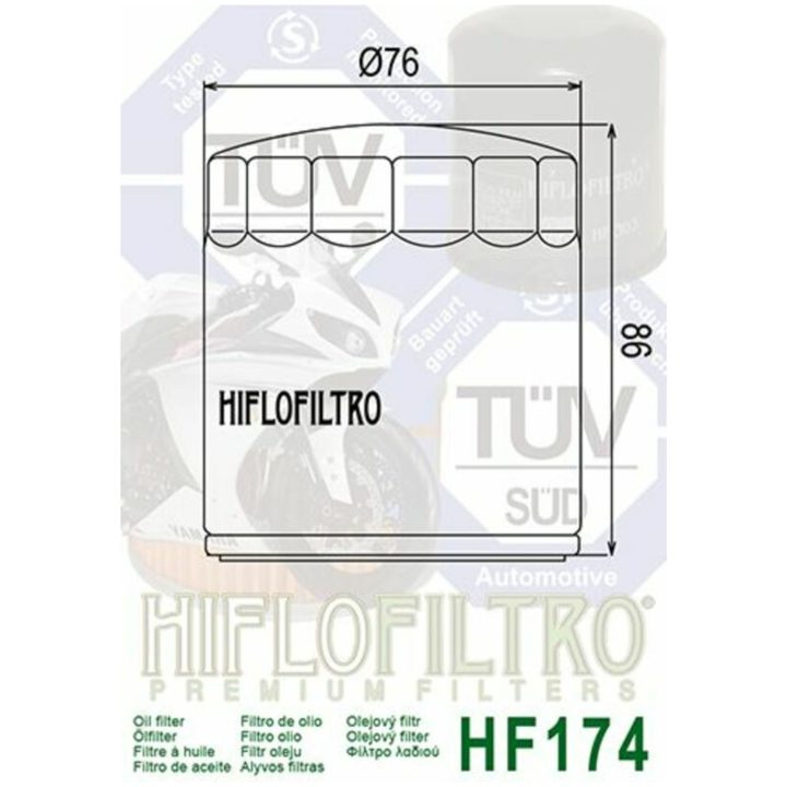 Oliefilter HIFLO HF174C Chrome – billede 2