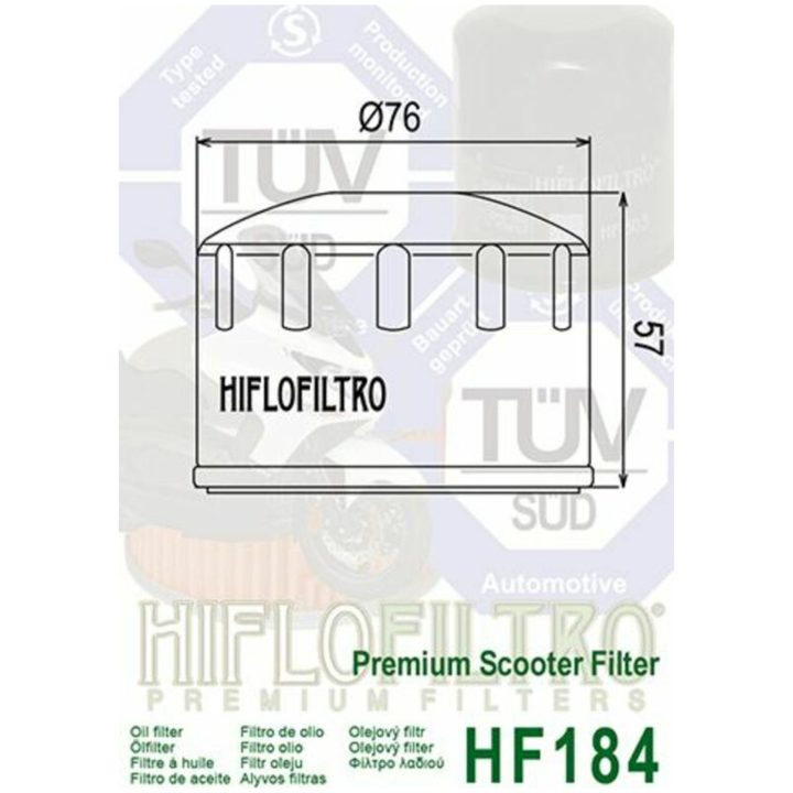 Oliefilter HIFLO HF184 – billede 2