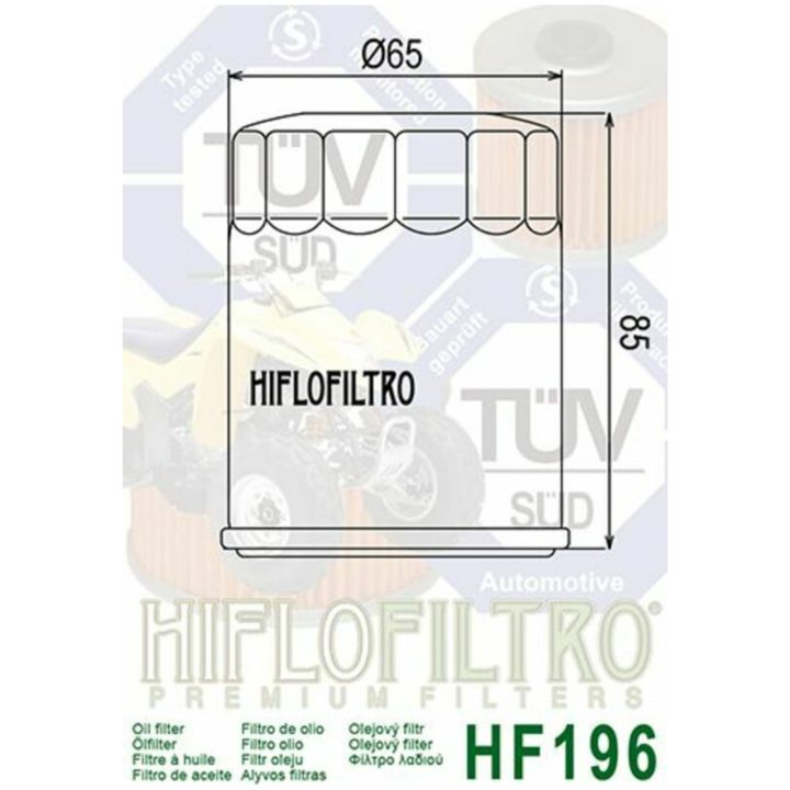 Oliefilter HIFLO HF196 – billede 3