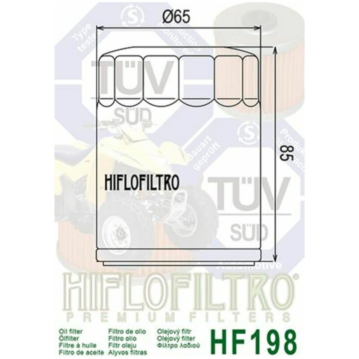 Oliefilter HIFLO HF198 – billede 3