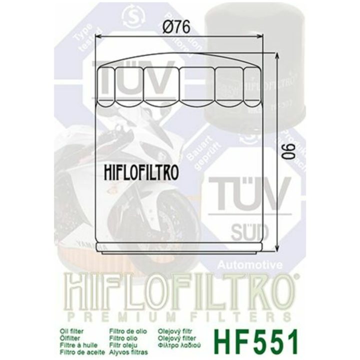 Oliefilter HIFLO HF551 – billede 2