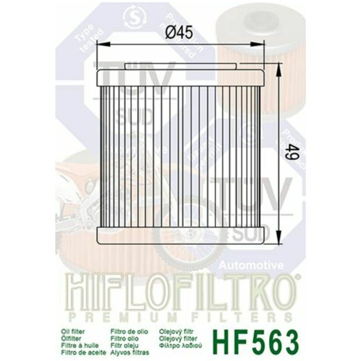 Oliefilter HIFLO HF563 – billede 2