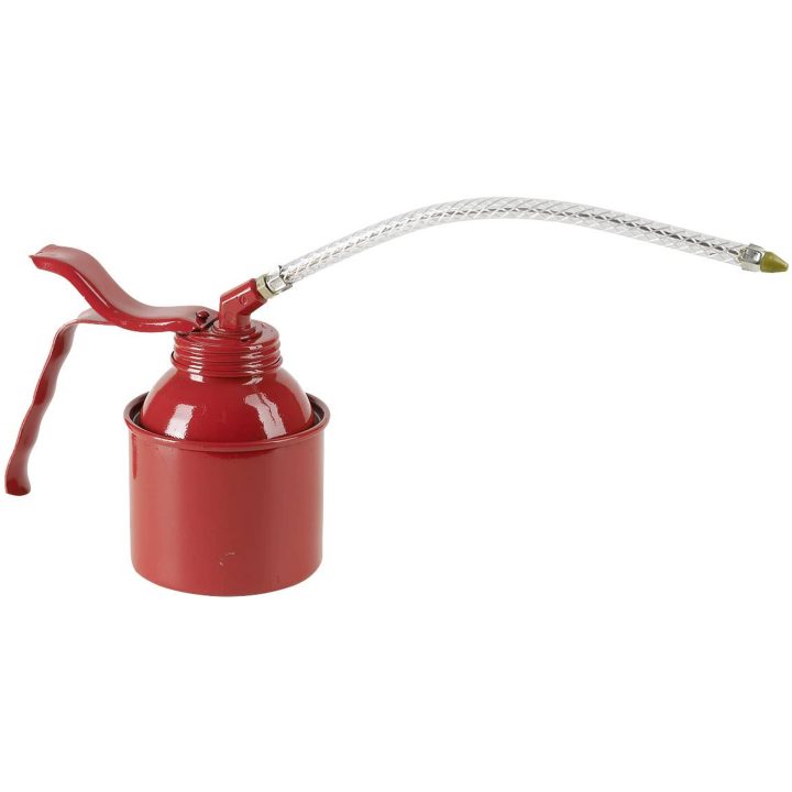 Oliekande med trykpumpe 05133 / 05135 PRESSOL OLIEKANDE FLEX RØD 350ML – billede 2