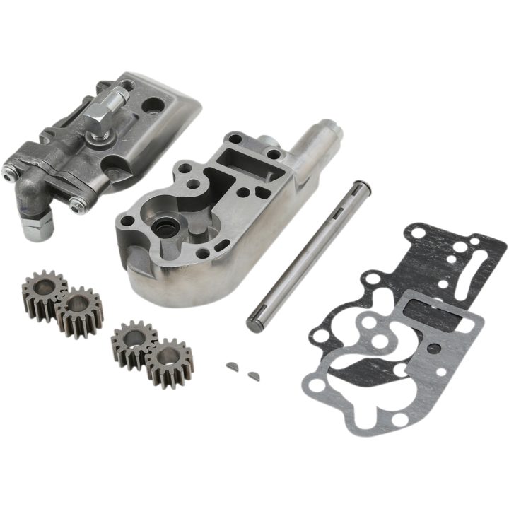 Oliepumpe Aluminium Sølv DRAG SPECIALTIES OIL PUMP ASSEMBLY 92-99BT – billede 2