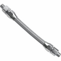 Olieslange Flettet Rustfrit Stål Krom BARON