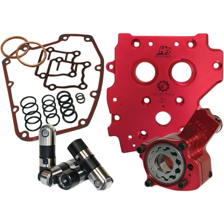 Oliesystem Race Series Rød/sølv Aluminium FEULING PARTS – billede 2