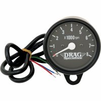 Omdrejningstæller Mini Elektronisk 8000 Omdr./min Bagbelyst DRAG SPECIALTIES