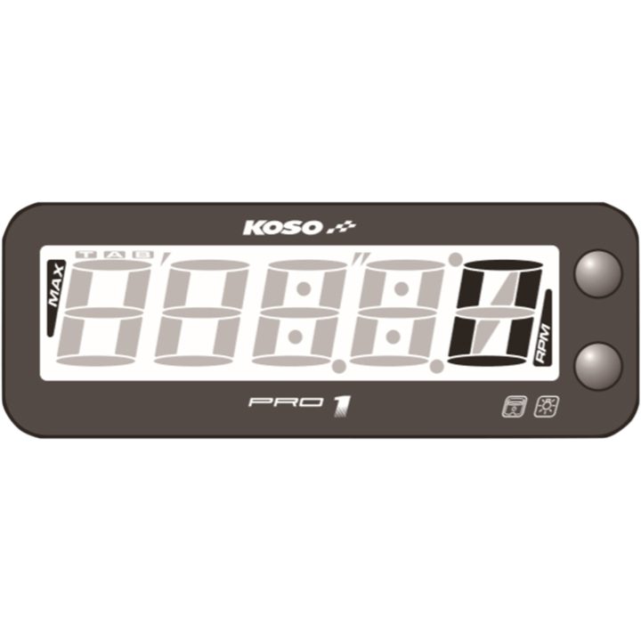 Omdrejningstæller Pro-1 Digital KOSO NORTH AMERICA Måler – billede 2