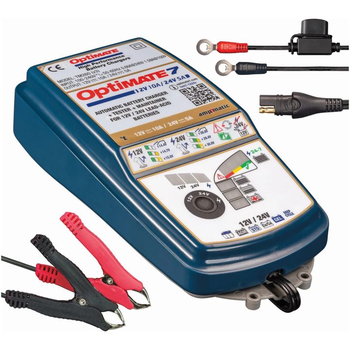 Oplader Optimate 7 12v/24v Blå TECMATE Batterioplader – billede 4