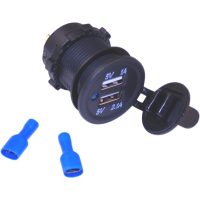 Opladningsport Usb Dual Sort NAMZ