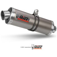 Oval Classic Slip-On Titanium Honda XRV750 Africa Twin Mivv