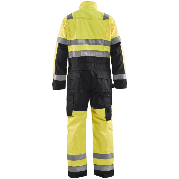 Overall 63731804 Hivisgul / Sort BLÅKLÄDER OVERALL 63731804 GUL/SORT 46 – billede 2
