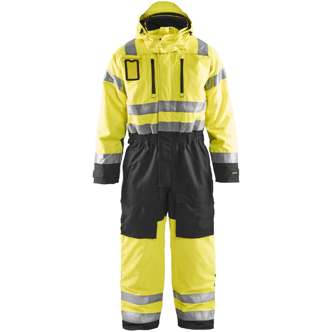 Overall 67631977 Hivisgul / Sort BLÅKLÄDER OVERALL 67631977 GUL/SORT 46