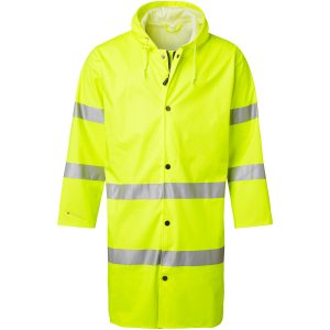 Overdel Regnfrakke Varsel Fluorescerende Gul Top Swede