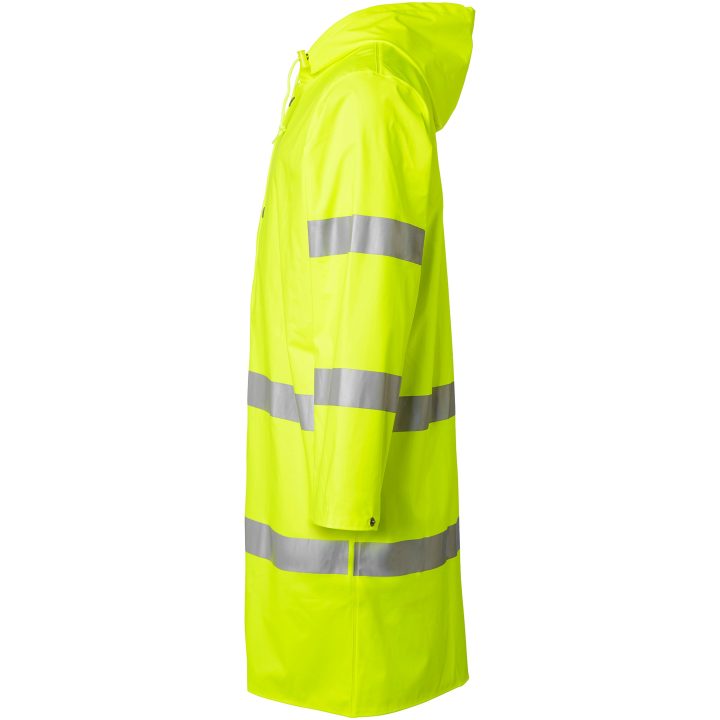 Overdel Regnfrakke Varsel Fluorescerende Gul Top Swede XS – billede 4