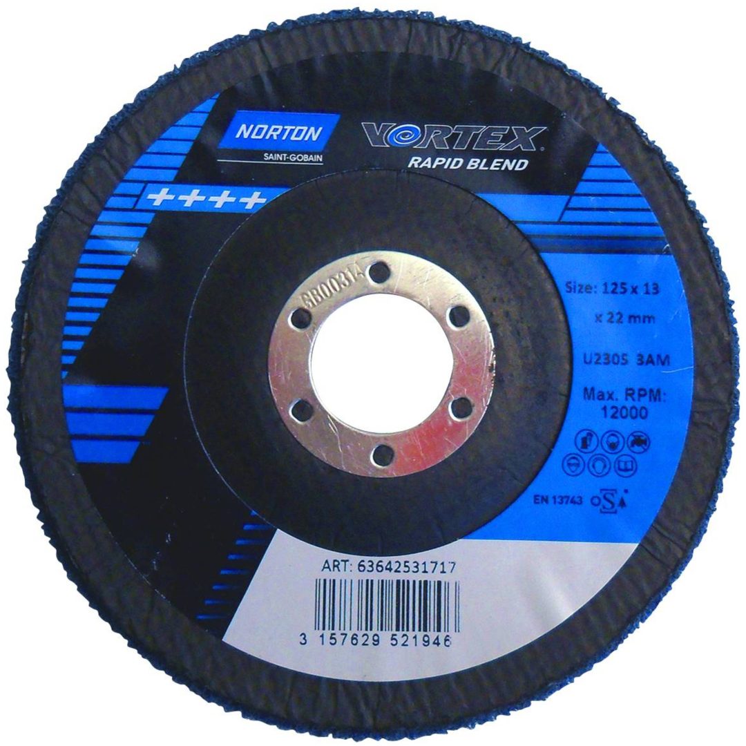 Overfladebehandlingsrondel Bear-Tex Rapid Finish VORTEX NORTON Rund 115X6 RAP FI VO 3AM