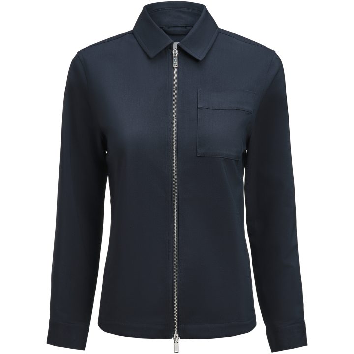 Overshirt Dam Modern Zip Marinblå J.Harvest & Frost XXS – billede 2
