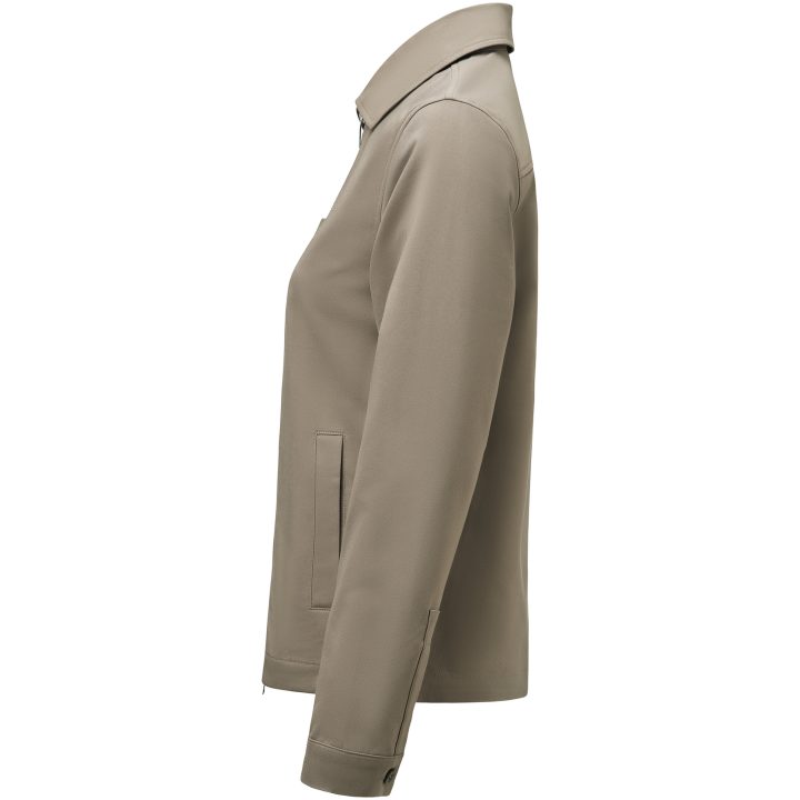 Overshirt Dam Modern Zip Valnöt J.Harvest & Frost XXS – billede 3