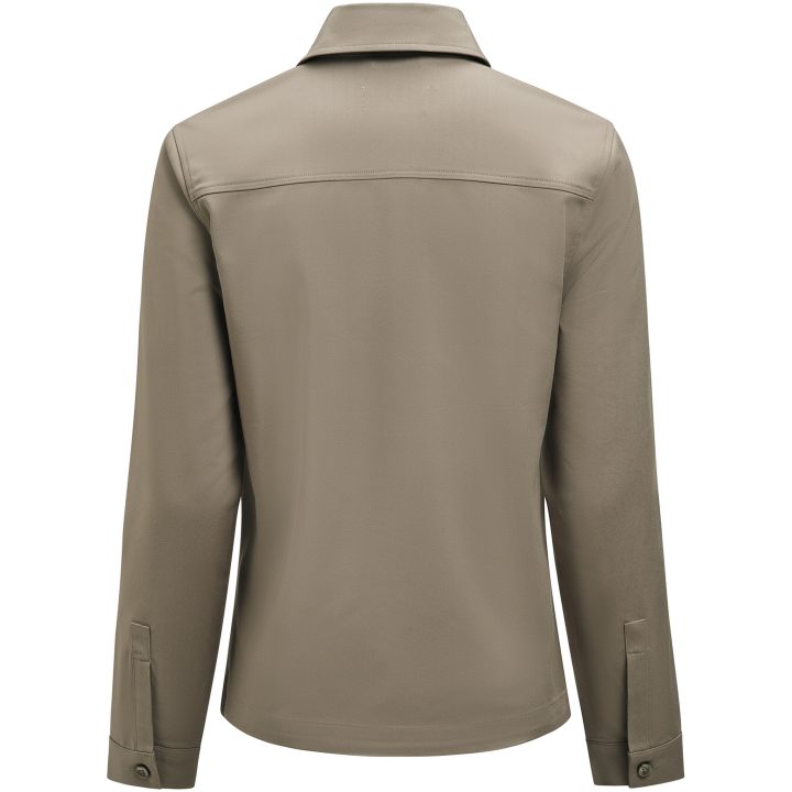 Overshirt Dam Modern Zip Valnöt J.Harvest & Frost XXS – billede 4