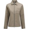 Overshirt Dam Modern Zip Valnöt J.Harvest & Frost XXS – miniature 1